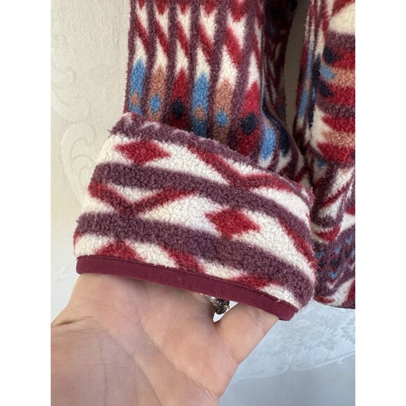 PATAGONIA Synchilla Lightweight Kuta Klash Aztec Snap-T Fleece Pullover Large - Picture 7 of 14